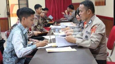 Seleksi Penerimaan Anggota Polri TA 2023, Memasuki Tes Rikmin Awal di Polres Gowa