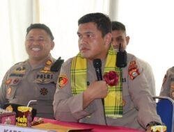 Kapolres Gowa Bersama Ketua Bhayangkari dan PJU Kunker di Dua Polsek