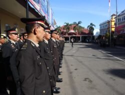 Peringati Hari Lahir Pancasila, Personel Polres Gowa Gelar Upacara