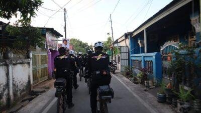 Tim Patroli Gowes Presisi Polres Gowa Masuk Lorong, Ini Tanggapan Warga