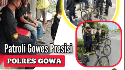 Patroli Gowes Presisi Satsamapta Polres Gowa