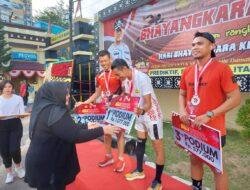 Personel Polres Gowa Raih Podium 1 Di Event Bhayangkara Run 7,7K Polrestabes Makassar
