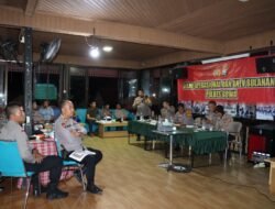 Wakapolres Gowa Pimpin Gelar Operasional dan Anev Kinerja Bulanan