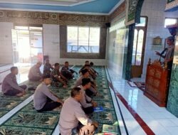 Peringati 1 Muharram, Personel Polsek Tinggimoncong dan Koramil Gelar Tausyiah dan Doa Bersama