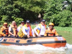 Kapolres Gowa Hadiri Kegiatan Susur dan Bersih Bersih Sungai Je’neberang