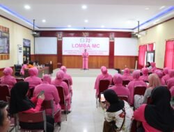 Sambut Hut HKGB Ke-71, Bhayangkari Cabang Gowa Gelar Lomba MC