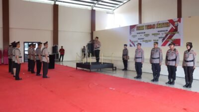 Sertijab Perwira Polres Gowa, Ini Pesan Kapolres Kepada Pejabat Baru