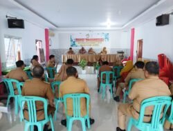 Waka Polsek Somba Opu hadiri Rapat Koordinasi Persiapan HUT Kemerdekaan RI Ke 78 Di Kecamatan Somba Opu.