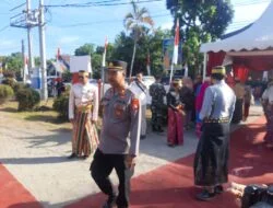 Pengibaran Bendera dan Pencucian Pusaka Kerajaan Bajeng dalam Upacara Sejarah