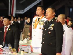 Kapolres Gowa Hadiri Malam Ramah Tamah HUT RI ke-78 di Pelataran Museum Balla Lompoa