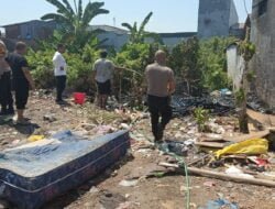 Respon Cepat Anggota Polsek Somba Opu Datangi Laporan Lahan pembuangan Sampah Yang Terbakar