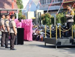 Polres Gowa Gelar Upacara Penyerahan Jabatan dan Serah Terima Pejabat Utama dan Kapolsek