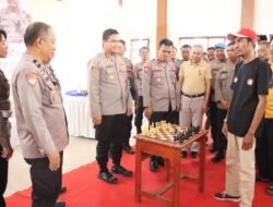 Meriahkan Hari Ulang Tahun Lalulintas Yang ke-68, Kapolres Gowa Resmi Buka Turnamen Catur