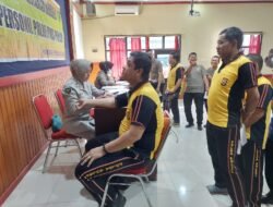 Polres Gowa Gelar Pemeriksaan Kesehatan Berkala Personel