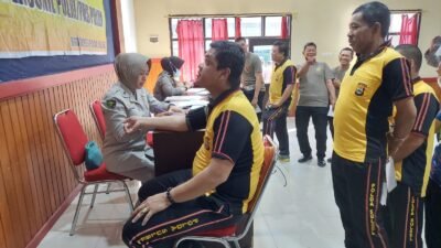 Polres Gowa Gelar Pemeriksaan Kesehatan Berkala Personel