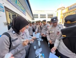 Kapolres Gowa Pimpin Tes Urine Dadakan Kepada Anggotanya