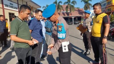 Bidpropam Polda Sulsel, Gelar Gaktiblin Terhadap Personel Polres Gowa Seusai Apel Pagi