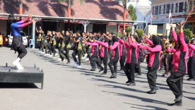 Jaga Kesehatan dan Silaturahmi, Polres Gowa Gelar Olahraga Bersama dengan Bhayangkari