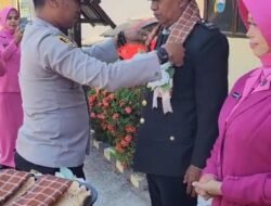 Masuki Masa Purna Bakti, Kapolsek Bontonompo Lepas Personelnya