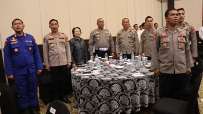 Polres Gowa Hadiri Rapat Koordinasi Lintas Sektoral Persiapan Pemilu 2024