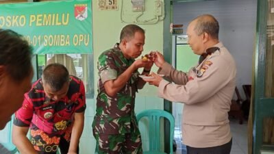 Personil Polsek Somba Opu Datangi Koramil, Ada Apa?