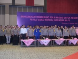 Kapolres Gowa Hadiri Peringatan Hari Kesatuan Gerak Bhayangkari (HKGB) ke-71