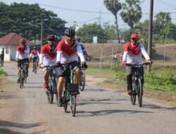 Sambil Gowes, Kapolres Gowa bersama PJU Kunjungi Tempat Wisata Budaya di Benteng Somba Opu