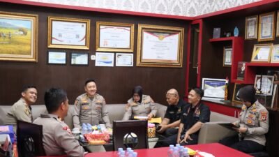 Polres Gowa Terima Kunjungan Tim Wawancara Dari Majalah Bhayangkara STIK Lemdiklat Polri
