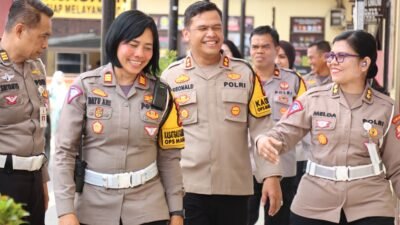 Satlantas Polres Gowa Terima Kunjungan Tim Supervisi Dan Asistensi Pelayanan SIM Dari Korlantas Polri