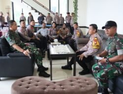 Kunjungan Silaturahmi Kapolres Gowa dan Wakapolres Gowa Ke Divisi 3/Kostrad Pakkatto