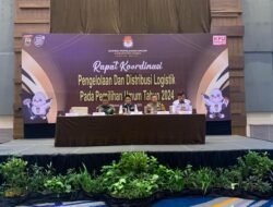 Kabag Ops Polres Gowa Menghadiri Rapat Koordinasi Pengelolaan Distribusi Logistik Pemilu 2024