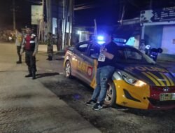 Cegah Gangguan Kamtibmas, Polsek Somba Opu Bersama Koramil Intens Lakukan Patroli.