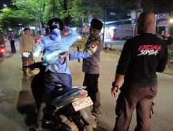 Polsek Somba Opu Bersama Koramil Intens Lakukan Patroli, cegah gangguan Kamtibmas.