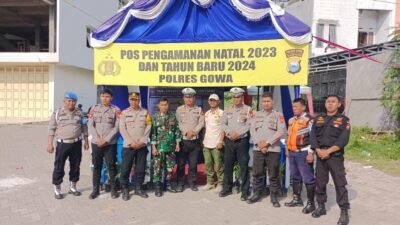 Operasi “Lilin 2023”, Polres Gowa Dirikan 5 Pos Pengamanan Nataru