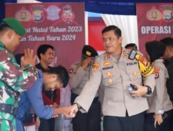Kapolres Gowa Bersama PJU Cek Pos Pengamanan Operasi Lilin-2023