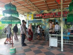 Libur Natal dan Tahun Baru, Kapolsek Somba Opu Lakukan Monitoring di Tempat Wisata.