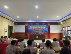 Kapolres Gowa Terima Tim Supervisi Pra Diktuk Bintara dan Tamtama Polri Gelombang I Tahun 2024