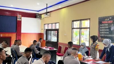 Pemeriksaan Kesehatan Bagi Bintara Remaja Polres Gowa