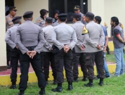 Pastikan Personel Bersama Bhayangkari Dalam Kondisi Sehat, Ini Yang di Lakukan Kapolres Gowa