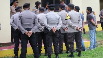 Pastikan Personel Bersama Bhayangkari Dalam Kondisi Sehat, Ini Yang di Lakukan Kapolres Gowa