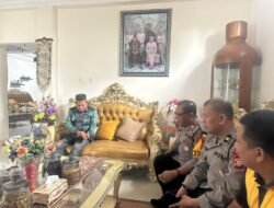 Sambang Kamtibmas, Kasat Binmas Polres Gowa berkunjung di Kediaman Ketua FKPM Sulsel