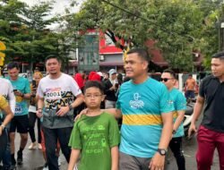 Kompak, Kapolres Gowa Bersama Jajaran Forkopimda Ikuti “Gowa Run 2024”