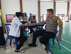 Bantu Ketersediaan Stok Darah, Polres Gowa dan PMI Gelar Bakti Kesehatan Donor Darah