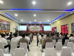 Kapolres Pimpin Gelar Operasional dan Anev Kinerja Polres Gowa