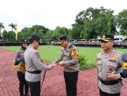 Kapolres Gowa Ikuti Apel Gelar Pasukan Penyerahan BKO untuk Pemilu Serentak 2024