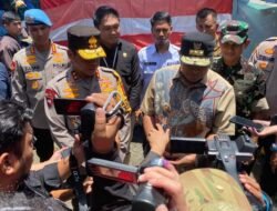 Kapolres Gowa Dampingi Kapolda Sulsel Bersama Forkopimda Lakukan Monitoring Pemilu 2024 di Kabupaten Gowa