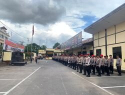 Polres Gowa Gelar Apel Konsolidasi, Pasca Pengamanan Pungut dan Hitung Suara Pemilu 2024