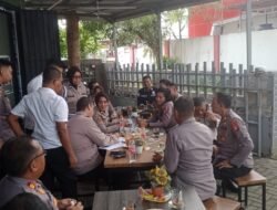 Kapolres Gowa Gelar Coffee Morning Bersama PJU di Warkop Kelas Kopi