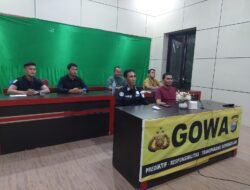 Sihumas Polres Gowa Ikuti Pelatihan Public Speaking Lewat Zoom Meeting