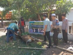 Menyambut Hari Raya Idul Adha, Ini yang Dilakukan Polsek Somba Opu
